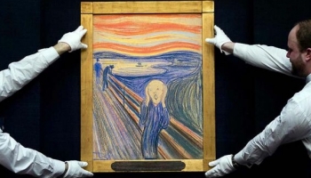 12. februāris. Nozog Edvarda Munka gleznu „Kliedziens"