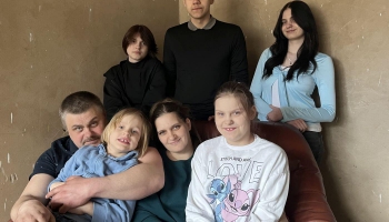 Kaspara un Maijas Puduļu kuplā saime - Preiļu novada goda ģimene 