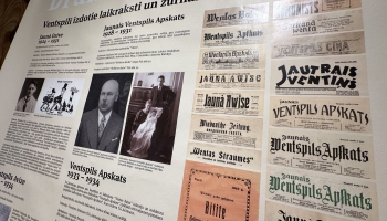 Drukāts Ventspilī 19. un 20.gadsimta mijā. Jauna izstāde Livonijas ordeņa pilī