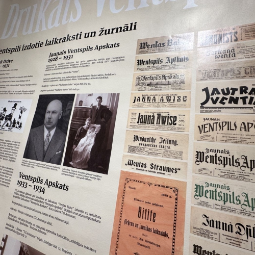 Drukāts Ventspilī 19. un 20.gadsimta mijā. Jauna izstāde Livonijas ordeņa pilī