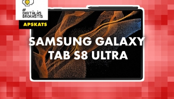 Samsung Galaxy Tab S8 Ultra planšetdatora apskats #DigitālāsBrokastis