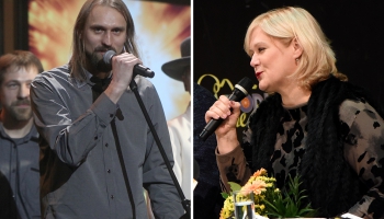 Dziesmas vērtē eksperti Kaspars Bārbals un Kristīne Zadovska