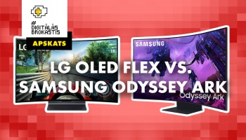 LG OLED Flex vs. Samsung Odyssey Ark salīdzinājums #DigitālāsBrokastis