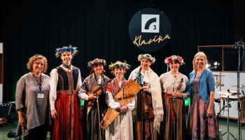 Etnomūzikas koncertprogramma "Tautasdziesma" Latvijas Radio 1. studijā