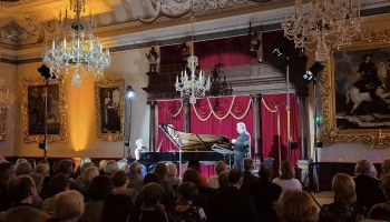 "Rīgas Festivāla" koncerts "Gundars Āboliņš un Arta Arnicāne. Bodlērs un Ravels"