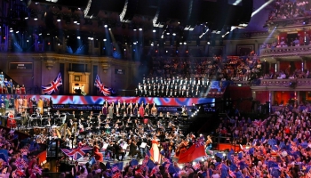 Festivāla "BBC Proms" "Pēdējās nakts koncerts" Londonas Karaliskajā Alberta zālē