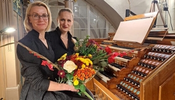 Ērģeļu dueta "Riga Organum Duo" 10 gadu jubilejas koncerts "Veltījumu lappuses"