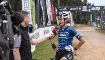 Evelīna Ermane-Marčeko savieno profesionālo sportu un vēlmi palīdzēt pacientiem