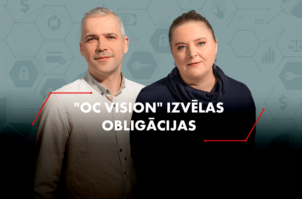 Uzņēmums "OC VISION" izvēlas obligāciju tirgu naudas piesaistīšanai