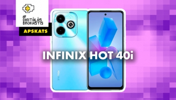 Budžeta viedtālruņa "Infinix Hot 40i" apskats