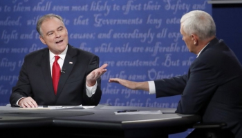 Aptaujas: ASV viceprezidentu debatēs uzvar Trampa "labā roka"