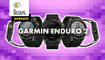 Viedpulksteņa "Garmin Enduro 2" apskats #DigitālāsBrokastis