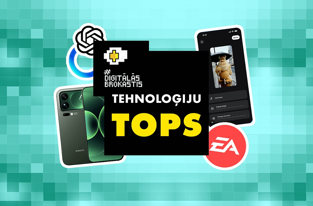 Tehnoloģiju ziņās: AI sociālie tīkli, jaunie "Xiaomi" telefoni, EA pārdots Saūda Arābijai