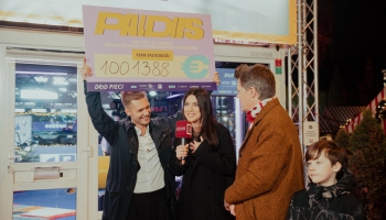 "Dod pieci!" saziedota rekordliela summa – 1 001 388 eiro. Noslēguma ceremonija