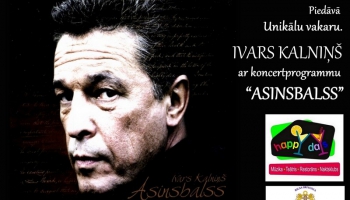 Dziedošais aktieris Ivars Kalniņš uzstāsies ar programmu "Asinsbalss"!