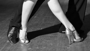 Argentīnas tango dejotāji un pasniedzēji Gunta Folkmane un Aigars Stirna