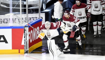 Latvijas hokeja izlase pret zviedriem pretendēs pagarināt uzvaru sēriju