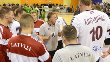 Latvijas vīriešu handbola izlasei priekšā cīņa par vietu Pasaules čempionātā