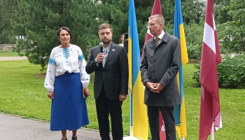 В Ризі відзначили День незалежності України
