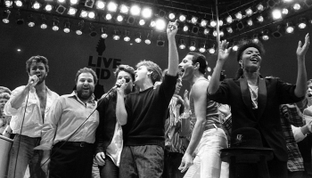 13. jūlijs. 1985. gadā Londonā un Filadelfijā notika vērienīga koncertakcija "Live Aid"