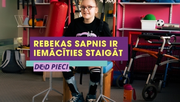 Rebekas lielākais sapnis ir iemācīties staigāt | Dod pieci! 2025