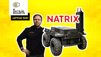 Latvija var! "Natrix" bezpilota sauszemes transportieri