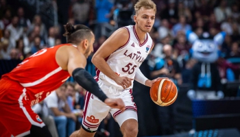 Latvijas basketbolisti Eiropas čempionātu Rīgā sāk ar sakāvi pret Turciju