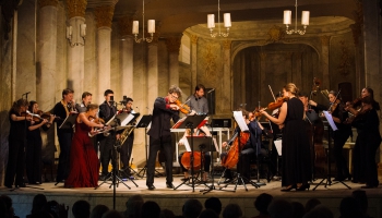 "O/Modernt" solisti, Lusiana Mančīni un Hugo Tičati Senās mūzikas festivālā
