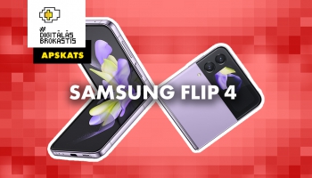 "Samsung Flip 4" salokāmā viedtālruņa apskats #DigitālāsBrokastis