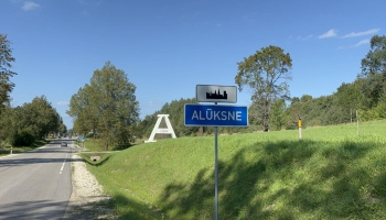 Алуксне накануне выборов
