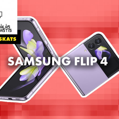 "Samsung Flip 4" salokāmā viedtālruņa apskats #DigitālāsBrokastis