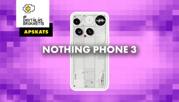 Viedtālruņa "Nothing Phone 3" apskats