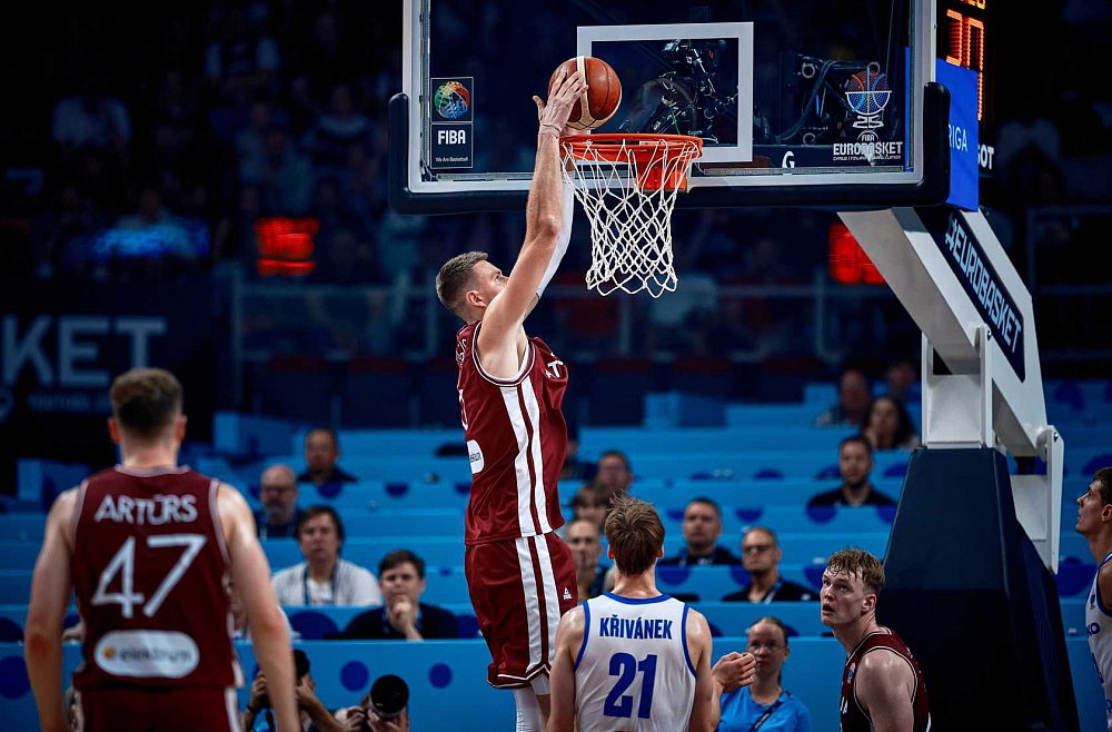 eurobasket Latvija-Čehija