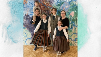 Valdmaņu ģimenei šī vasara ritēs Dziesmu un deju svētku un kāda ceļojuma zīmē