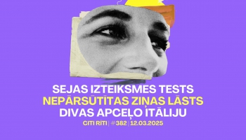 #382 | Sejas izteiksmes tests, Nepārsūtītas ziņas lāsts, DIVAS apceļo Itāliju