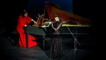 Ieva Saliete un Maija Kļaviņa ar "Nakts koncertu" Lūznavas muižā un Mencendorfa namā