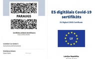 Darbs klātienē publiskā sektorā ar Covid-19 sertifikātu. Tas var ierobežot tiesu darbu