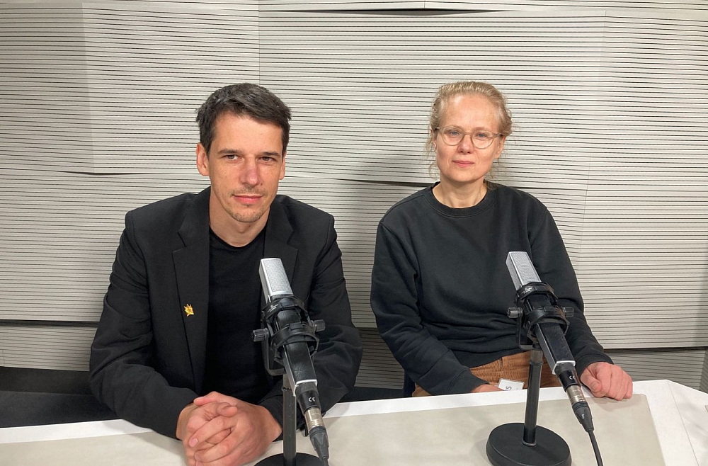 Miķelis Putrāms un Linda Krūmiņa