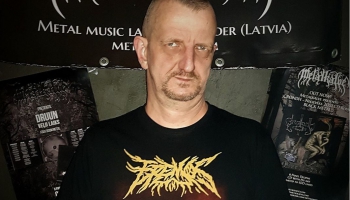 Gints Albužis - metālmūzikas izdevniecības un e-veikala ''Metalkalve'' dibinātājs