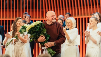 "Klusuma auglis. Pētera Vaska 80 gadu jubileju sagaidot" Ventspils koncertzālē "Latvija"