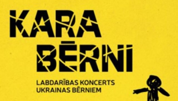 Koncerts Dzintaru koncertzālē Ukrainas bērnu atbalstam