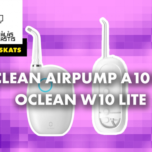 Zobu apūdeņotāji "Oclean" A10 un "W10 Lite"