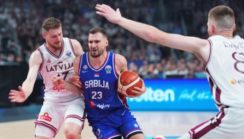 Latvijas zaudē Eiropas čempionāta favorītei Serbijai ar Nikolu Jokiču sastāvā