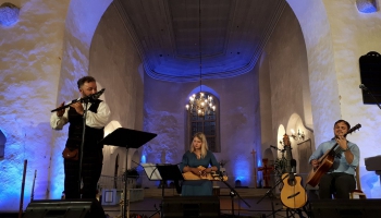 Koncerts "Trīs upes" Vīlandes Tautas mūzikas festivālā (2019)