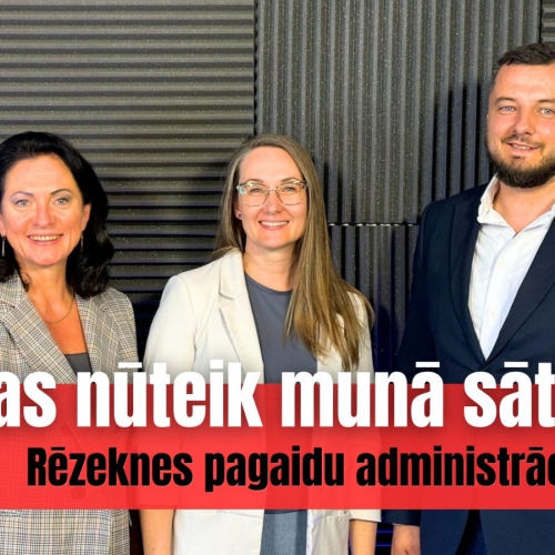 Pyrmais mieness Rēzeknis pagaidu administracejis dorbā