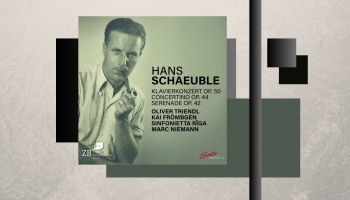 Fonotēkas jaunums! Albums "Hans Schaeuble. Sinfonietta Rīga" (Solo Musica, 2024)