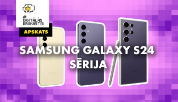 Viedtālruņu "Samsung Galaxy S24" agrais apskats