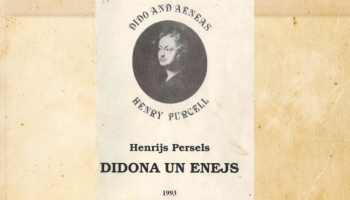 Andra Veismaņa iestudētā Pērsela opera "Didona un Enejs" Anglikāņu baznīcā (1993)