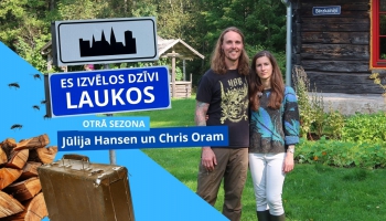 Es izvēlos dzīvi LAUKOS. Jūlija un Chris pēc dzīves Anglijā atrod privātumu Latgalē