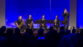 Rīgas Saksofonu kvarteta un Artūra Novika koncerts "Franču pieskāriens"